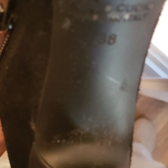 Alexander McQueen VTG Black Knee High Platform Stiletto Boots Gothcore Archive